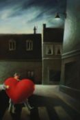 After Berit Kruger-Johnsen, A Big Heart, limited edition giclee print, signed, titled and numbered