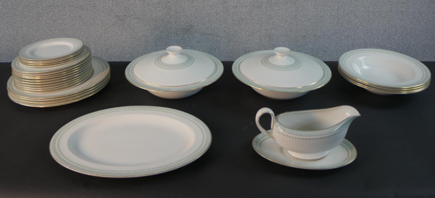 A Royal Doulton 'Berkshire' eleven person part dinner service. Maker's mark to base. (28 pieces)