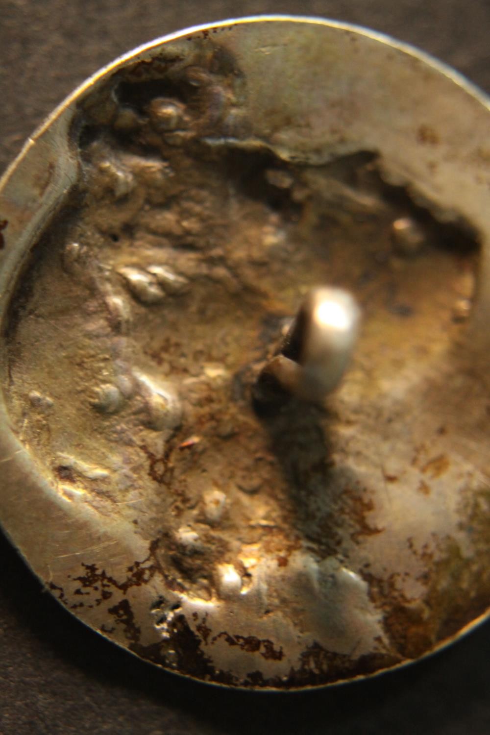 A collection of silver and silver plate, including a dressing table box, a silver engraved twin - Image 10 of 16