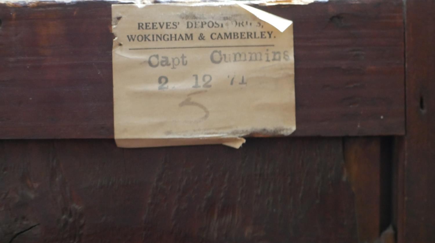 A Georgian mahogany chest of drawers on shaped bracket feet. H.106 W.107 D.48cm - Image 5 of 6