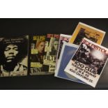 Jimi Hendrix Note for Note Paperback – 1 Oct. 1980 along with various Sex Pistols magazines and