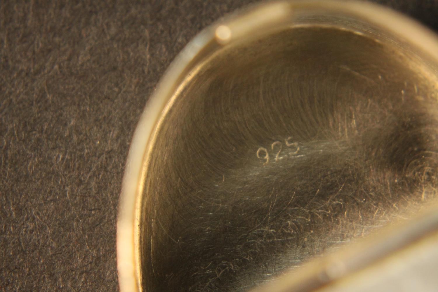 A collection of silver and silver plate, including a dressing table box, a silver engraved twin - Image 13 of 16