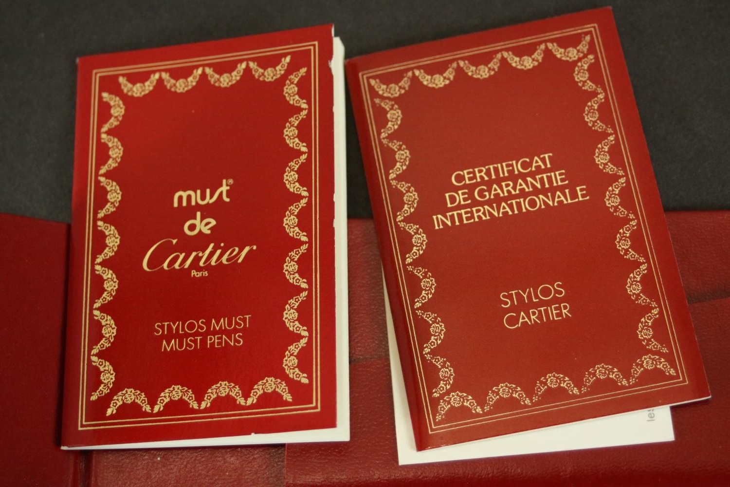 Three pens in boxes, including a cased Cartier "must de Cartier" steel-coloured lacquered metal - Image 12 of 12