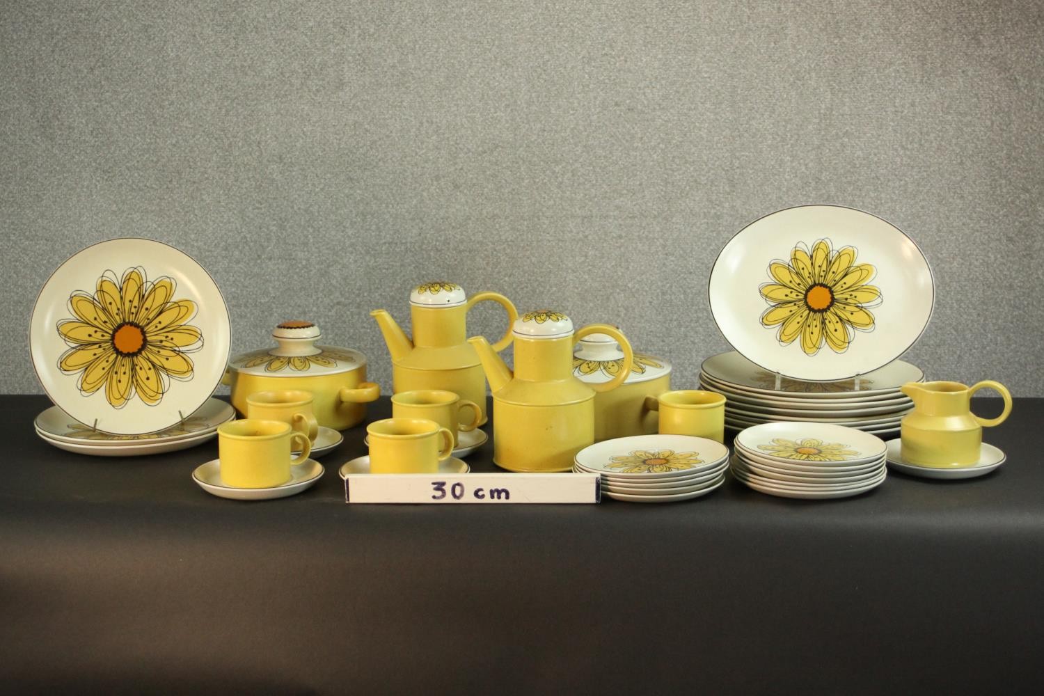 A large collection of 1972 Midwinter Stonehenge Flowersong pattern ceramics by Jessie, including - Image 2 of 8