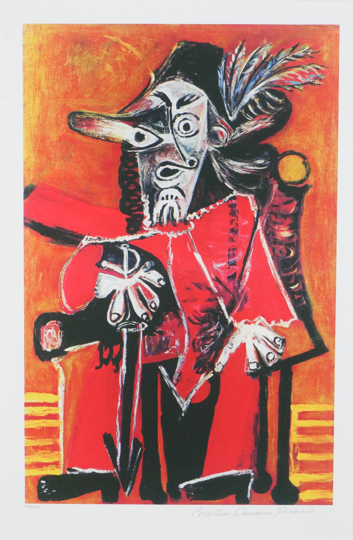 After Pablo Picasso, Homme à l’épée assis (Sitting Man with Sword), (1969), 1979-82, Giclée print on