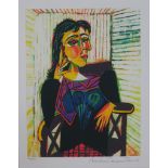 After Pablo Picasso, Portrait de Dora Maar (Portrait of Dora Maar) (1937), giclée print on