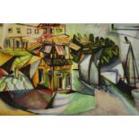 After Pablo Picasso, Cafe a Royan (Cafe in Royan), (1940), giclée print on archival paper, edition