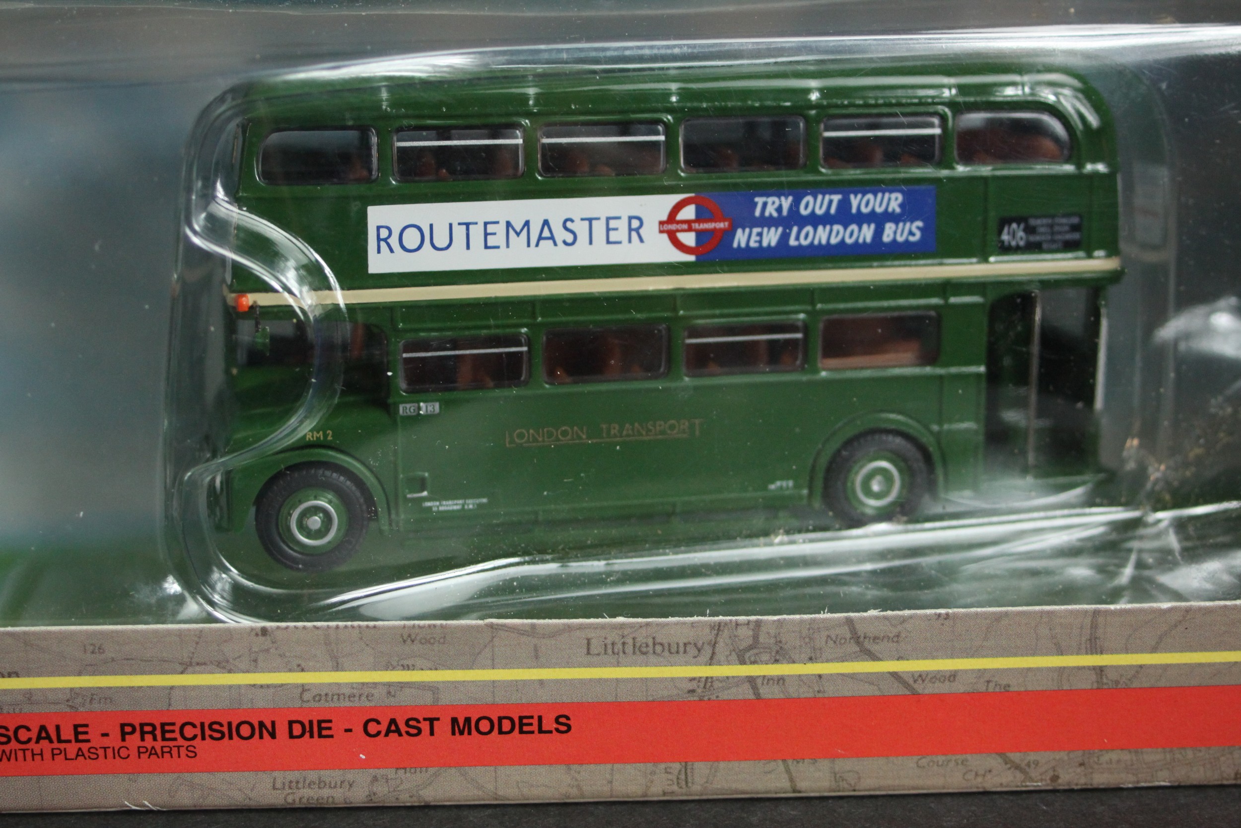 A boxed AEC Routemaster Bus, Oxford Die-cast NRM002, London Transport (1979 Shillibeer Omnibus - Image 18 of 21