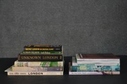 A collection of books on London and Islington.