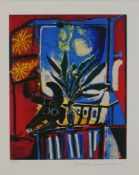 After Pablo Picasso, Fenetre, fleur et tete de taureau (Window,Flower and Bull's Head), (1958),