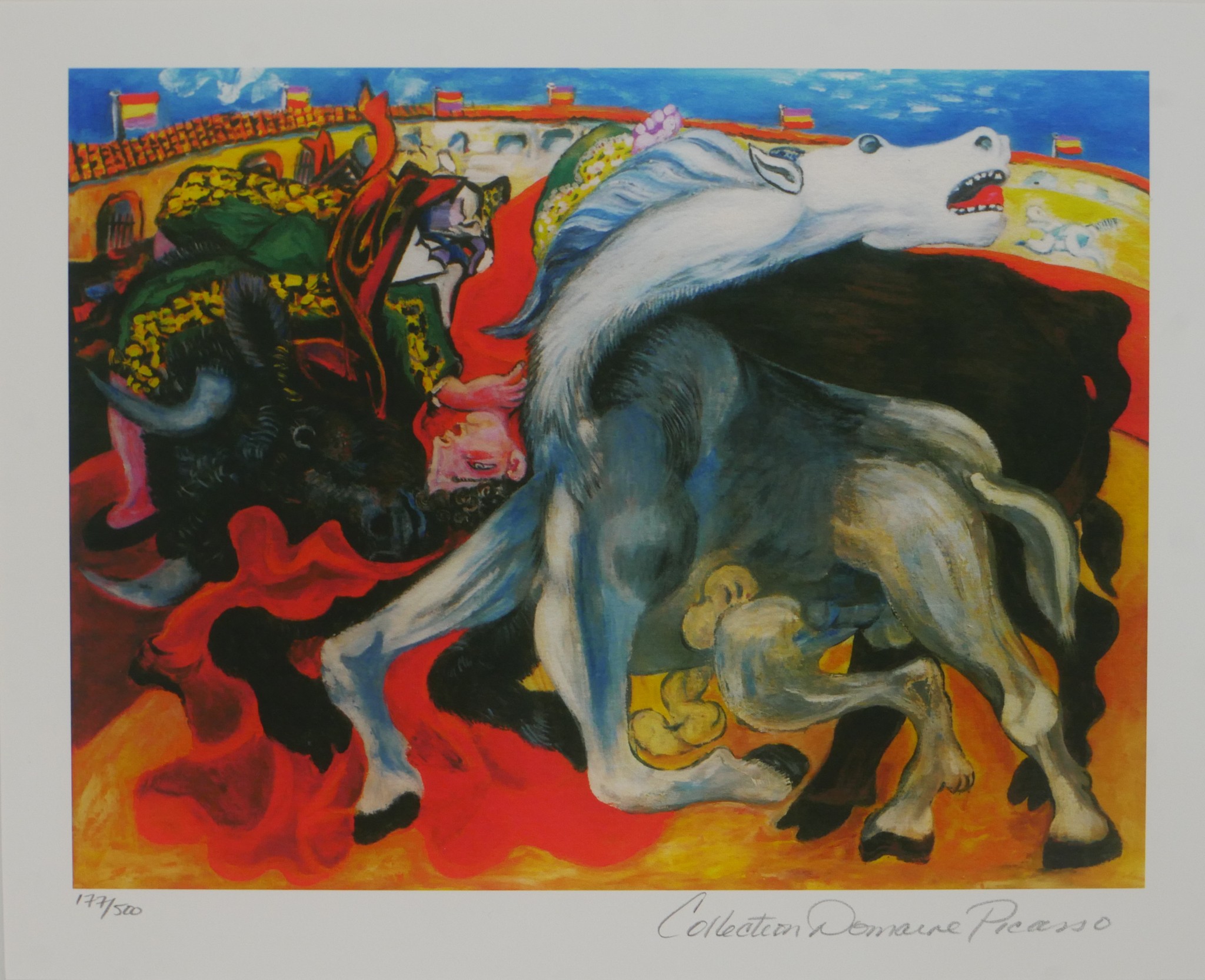 After Pablo Picasso, Corrida: la mort du torero (Corrida: Death of the Toreador), 1979-82, Giclée