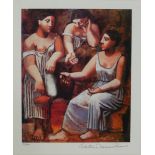 After Picasso, Trois Femmes à la Fontaine (printemps) (Three Women at the Fountain Spring), 1921,