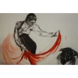 Michelle Pearson Cooper (Contemporary), Bullfighter 2006, limited edition coloured print 27/100,