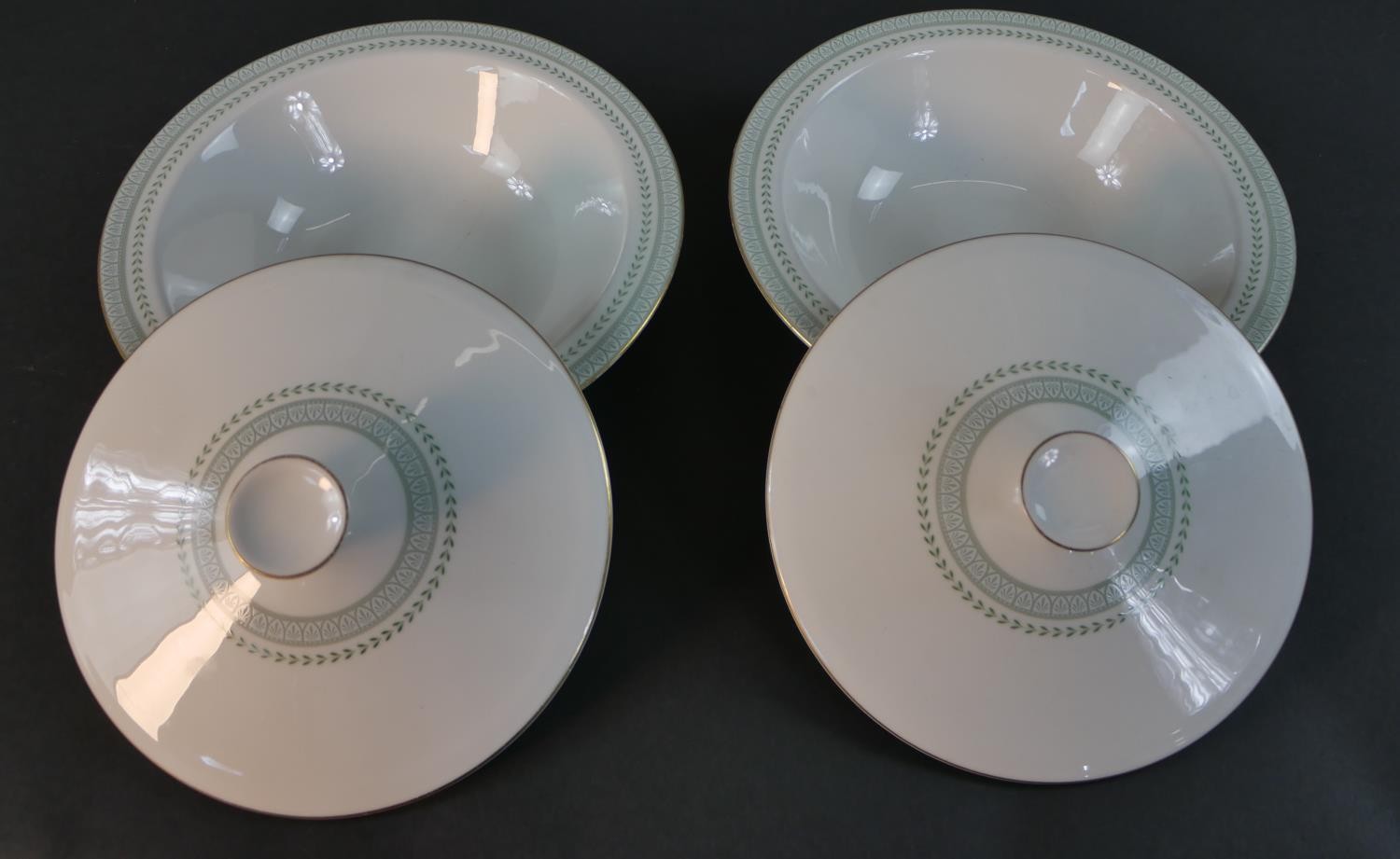 A Royal Doulton 'Berkshire' eleven person part dinner service. Maker's mark to base. (28 pieces) - Image 3 of 8