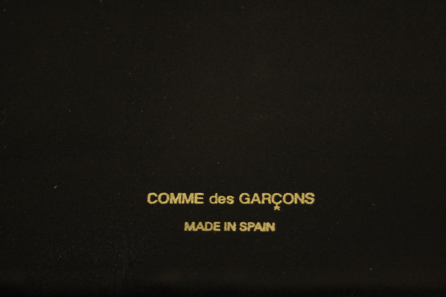 A Comme des Garcons black leather zip up folio/Ipad case with internal compartments. L.28 W.23 D. - Image 6 of 11