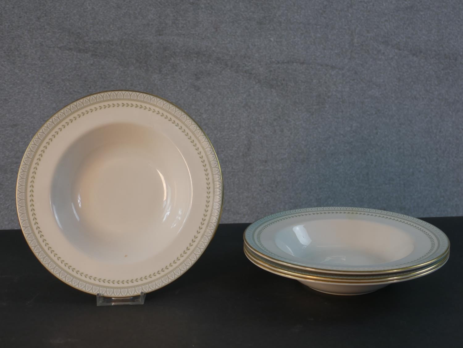 A Royal Doulton 'Berkshire' eleven person part dinner service. Maker's mark to base. (28 pieces) - Image 6 of 8
