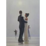 A framed and glazed Jack Vettriano large print 'Dance Me to the End of Love'. Label verso. H.95 W.