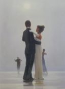 A framed and glazed Jack Vettriano large print 'Dance Me to the End of Love'. Label verso. H.95 W.