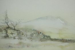 Francis Dempsey (late 20th century school), Misty Mountainous Landscape, watercolour, signed in