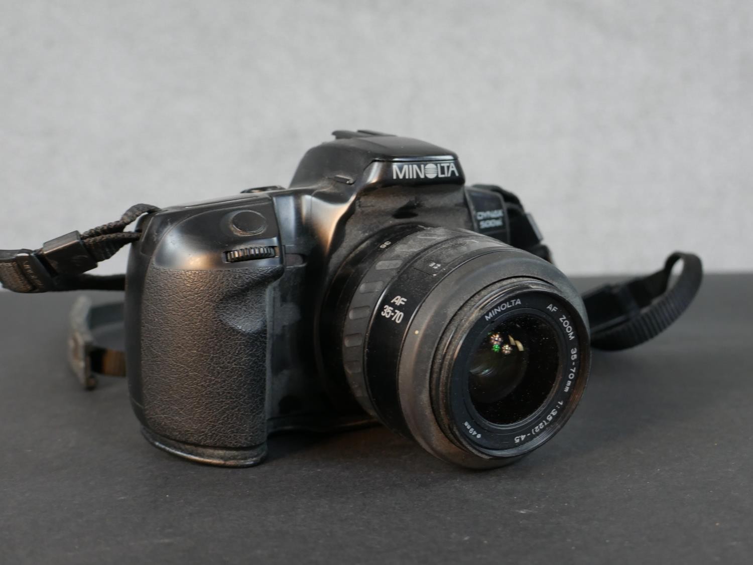 A Minolta Dynax 500ia camera along with a cased Sigma Superwide 2 lens and Carl Zeiss Dialyt 8x30 - Image 2 of 9