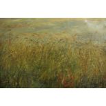 Charles Dony (20th century school), A Meadow in Profile, oil on canvas, signed lower right. H.63 W.