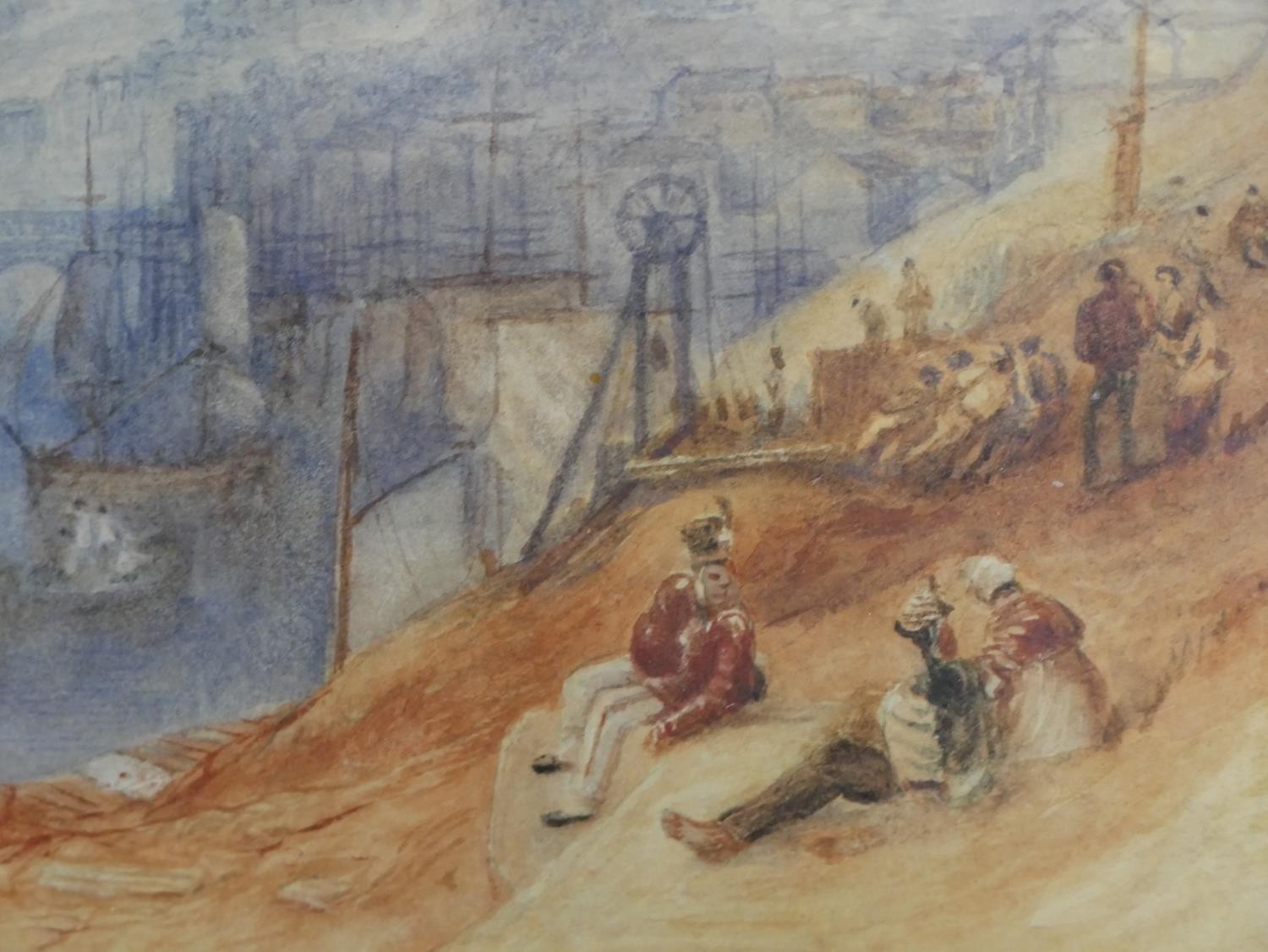 After Joseph Mallord William Turner, Newcastle upon Tyne, watercolour on paper, unsigned. H.33 W. - Image 4 of 5
