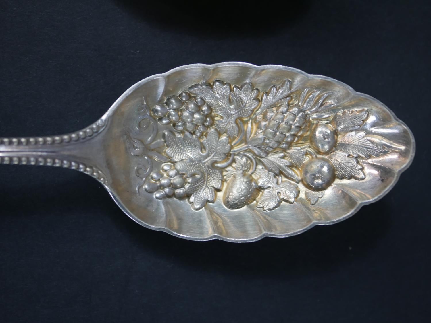 A collection of 18th and 19th century silver and silver plated spoons including a Georgian gilded - Image 3 of 10