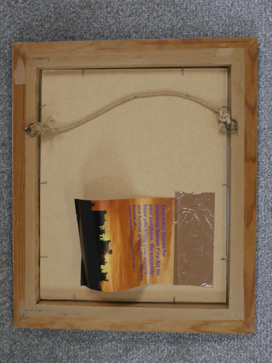 A framed polychrome mixed media collage, abstract composition, unsigned. H.35 W.39.5cm - Image 5 of 5