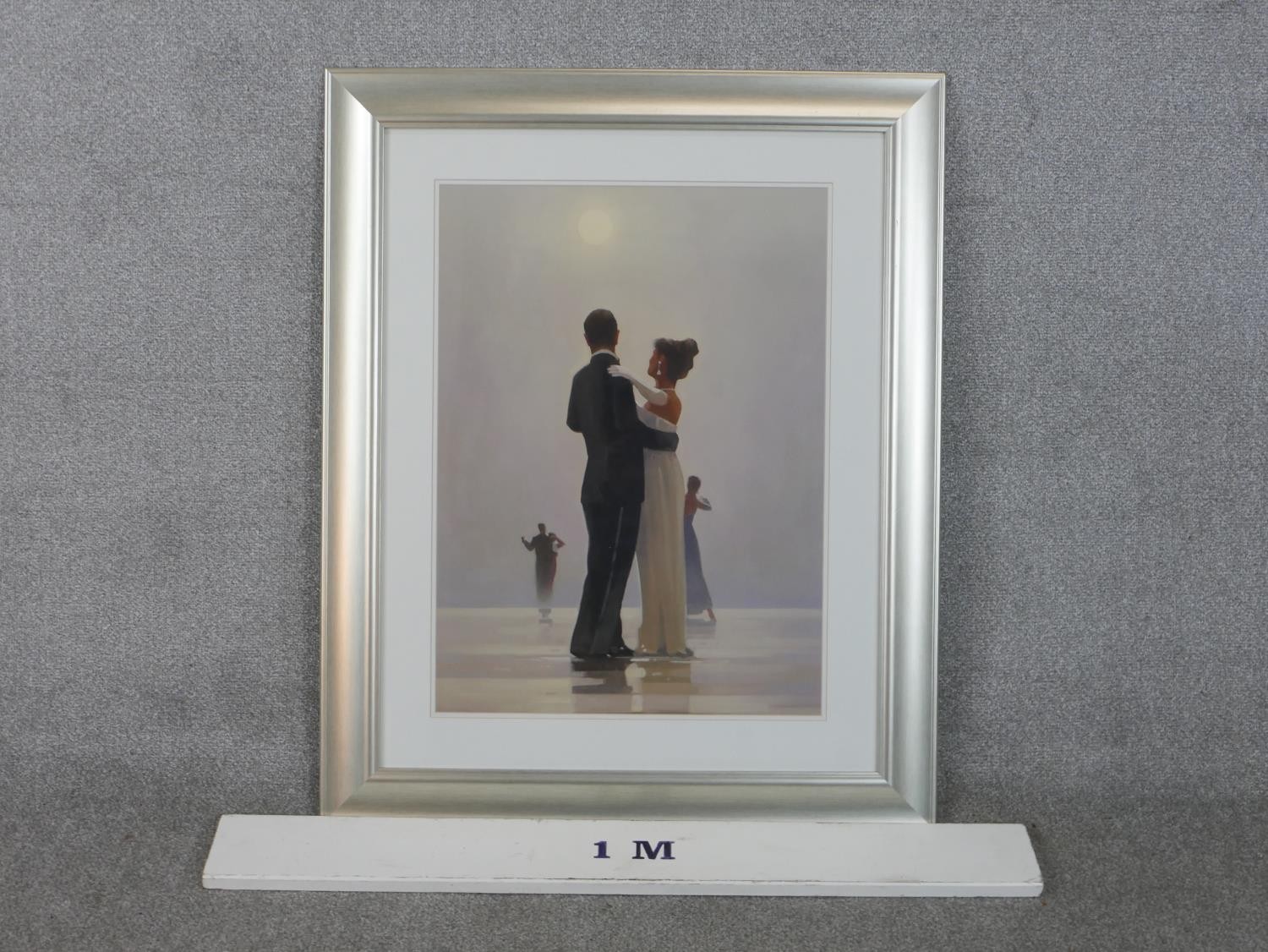 A framed and glazed Jack Vettriano large print 'Dance Me to the End of Love'. Label verso. H.95 W. - Image 3 of 5