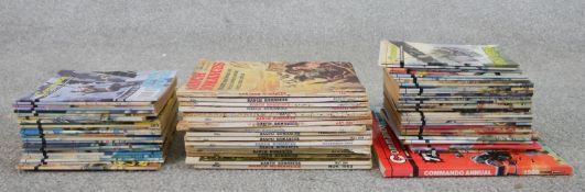 A large collection of issues of Ranch Romances ("Love Stories of the Real West"), the 1940's Western