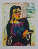 After Pablo Picasso, Portrait de Dora Maar (Portrait of Dora Maar) (1937), giclée print on