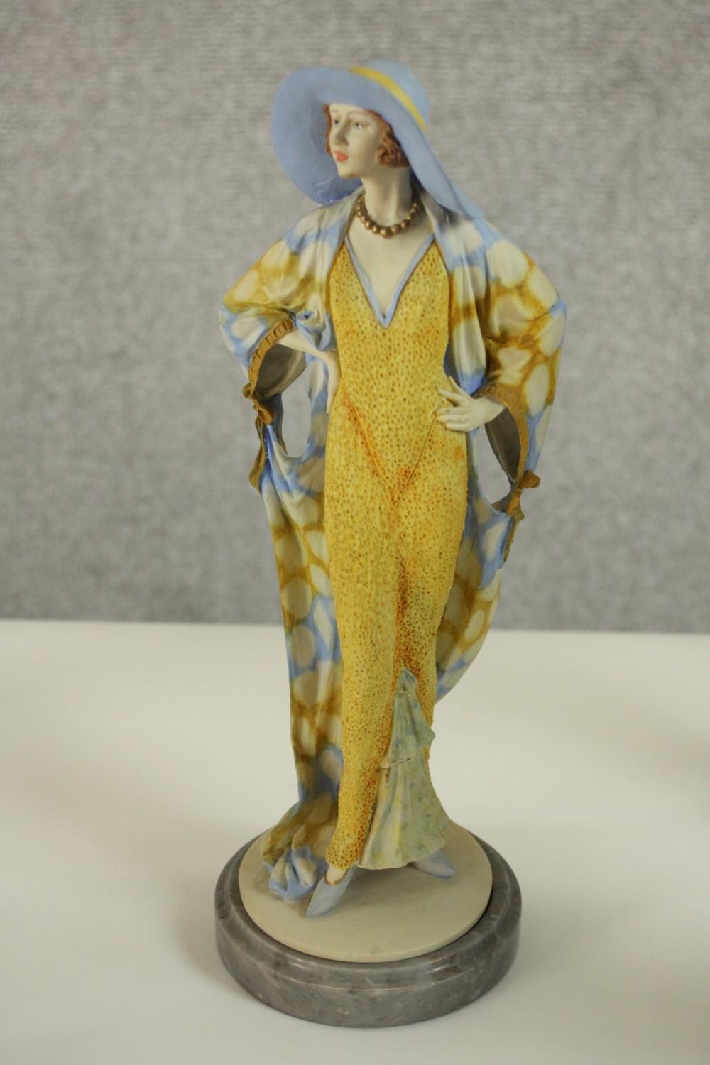 A collection of ten hand painted porcelain figures by various makers. Figures include a Lladro - Image 7 of 15