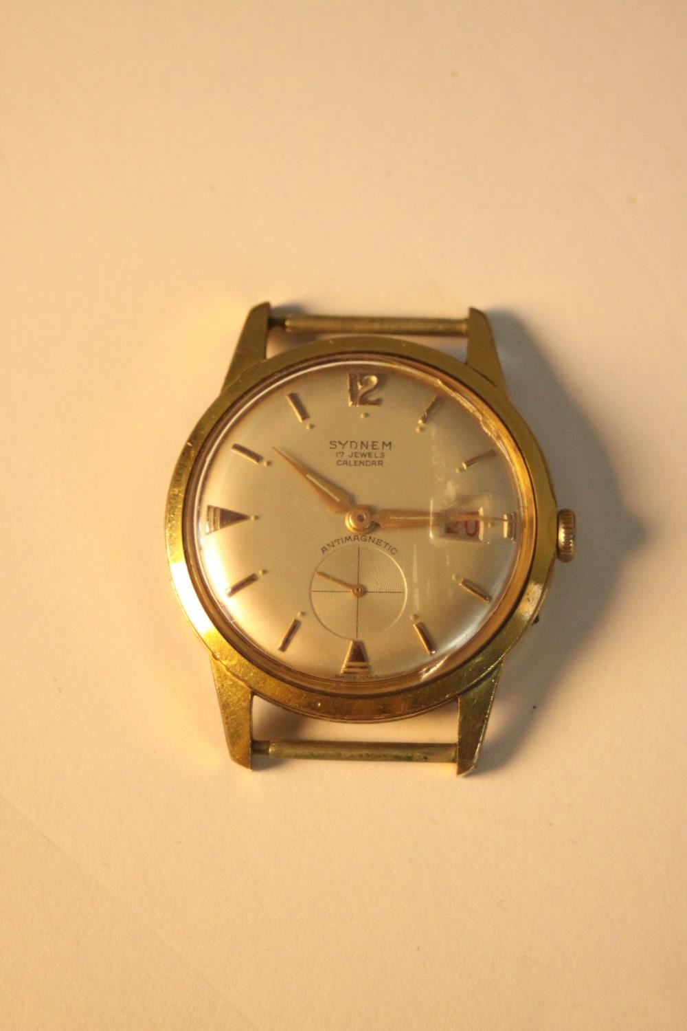 A Sydnem gentleman's automatic antimagnetic 10ct gold plated watch with calendar and rose gold - Image 8 of 11