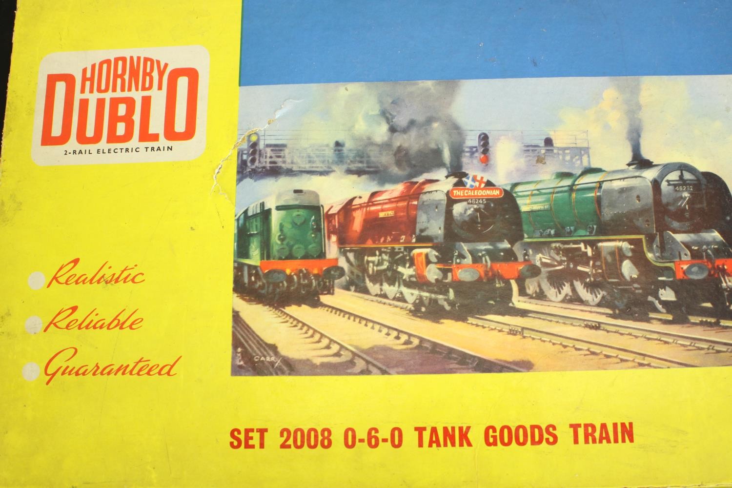 A boxed Hornby Dublo 2-rail electric train set, Set 2008 0-6-0 Tank Goods Train. Made in the UK by - Image 3 of 12