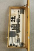 A boxed Hilkin telescope, Model T-705. L.178 W.54 D.22cm. (box).