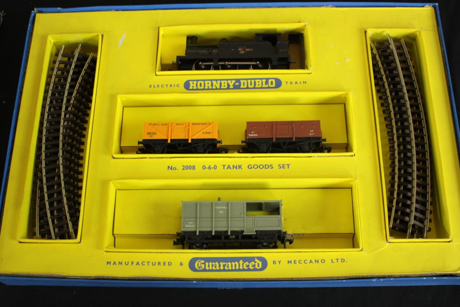 A boxed Hornby Dublo 2-rail electric train set, Set 2008 0-6-0 Tank Goods Train. Made in the UK by - Image 5 of 12