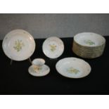 A collection of B&G porcelain decorated with a floral design, makers mark to base. (13 pieces)