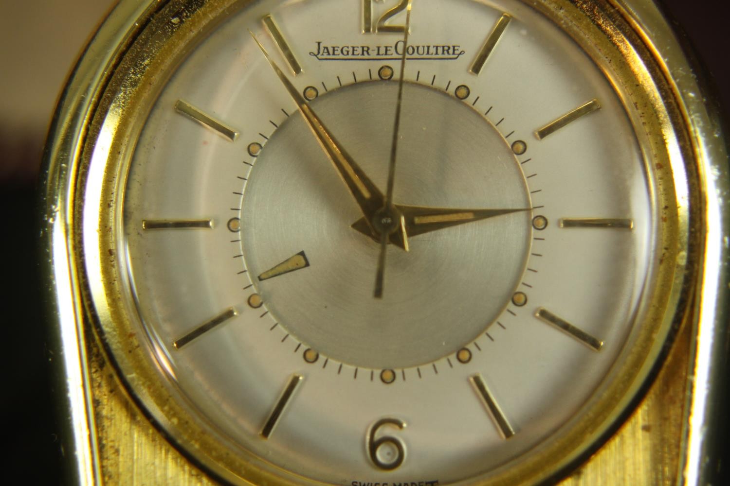 A 1960's Jaeger le Coultre, Memovox gold-plated travel alarm clock, Case No: 1056590, Calibre: - Image 11 of 12