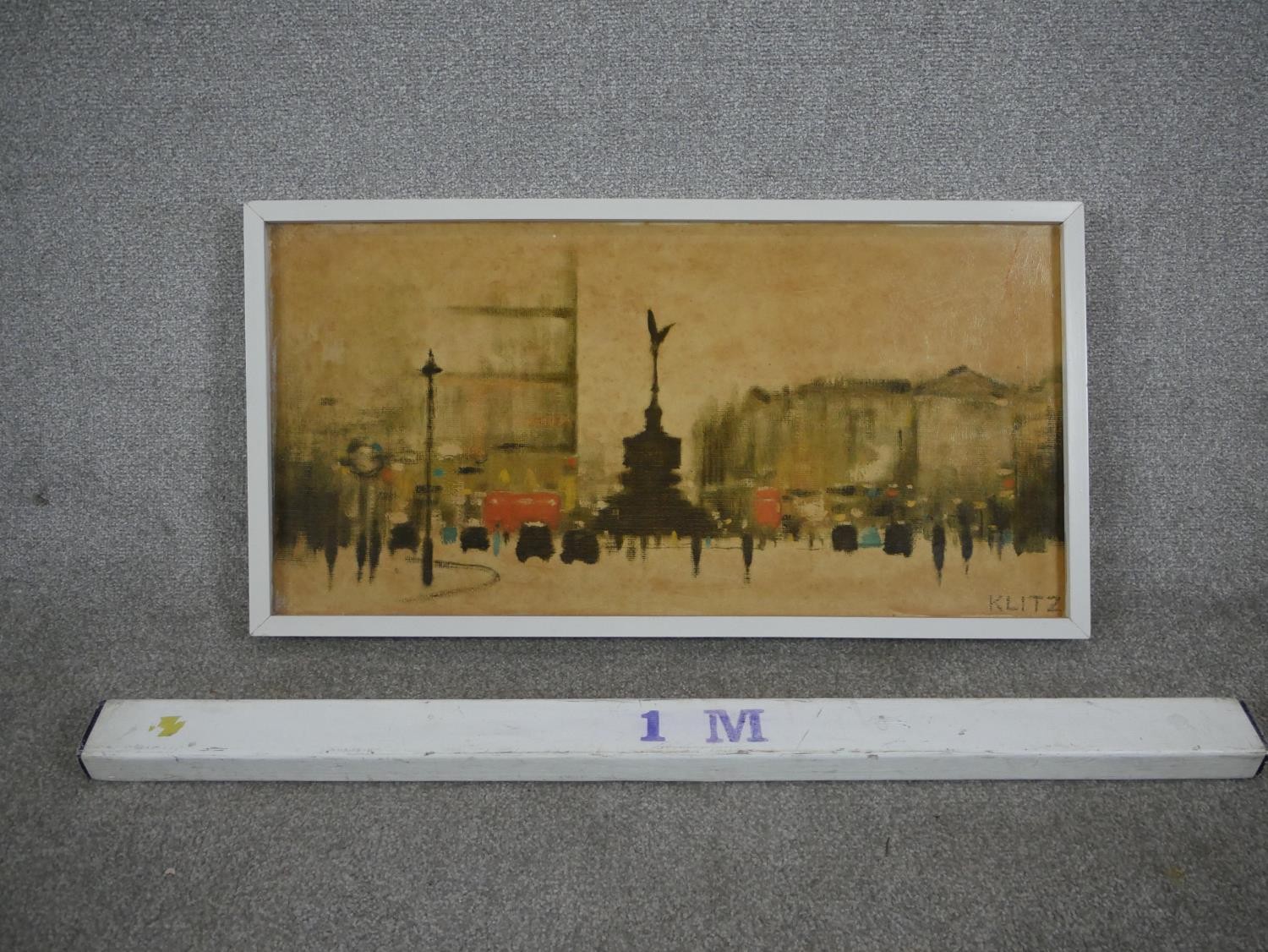 Tony Robert (Tony) Klitz (1917-2000), print of Piccadilly Circus oil on canvas, signed in plate - Image 3 of 5