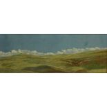 An unframed watercolour on paper, 'Kingdale', signed verso Ian Sandler, dated 79. H.32 W.59cm