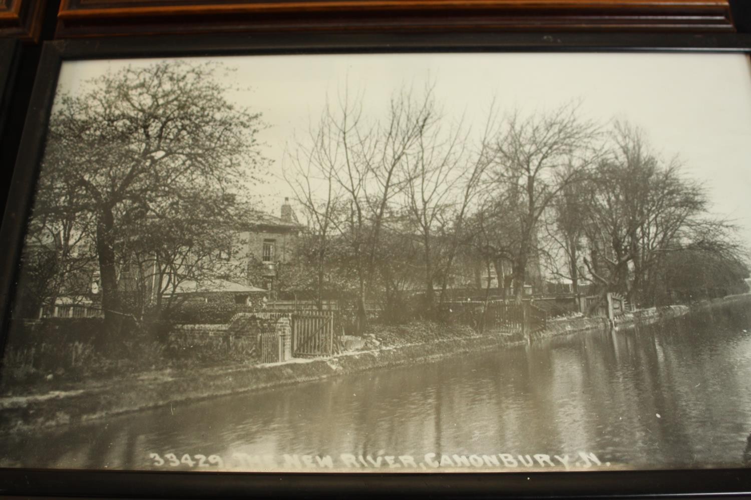 Five framed and glazed photograph, four 19th century scenes in Islington and the other a signed in - Image 8 of 12