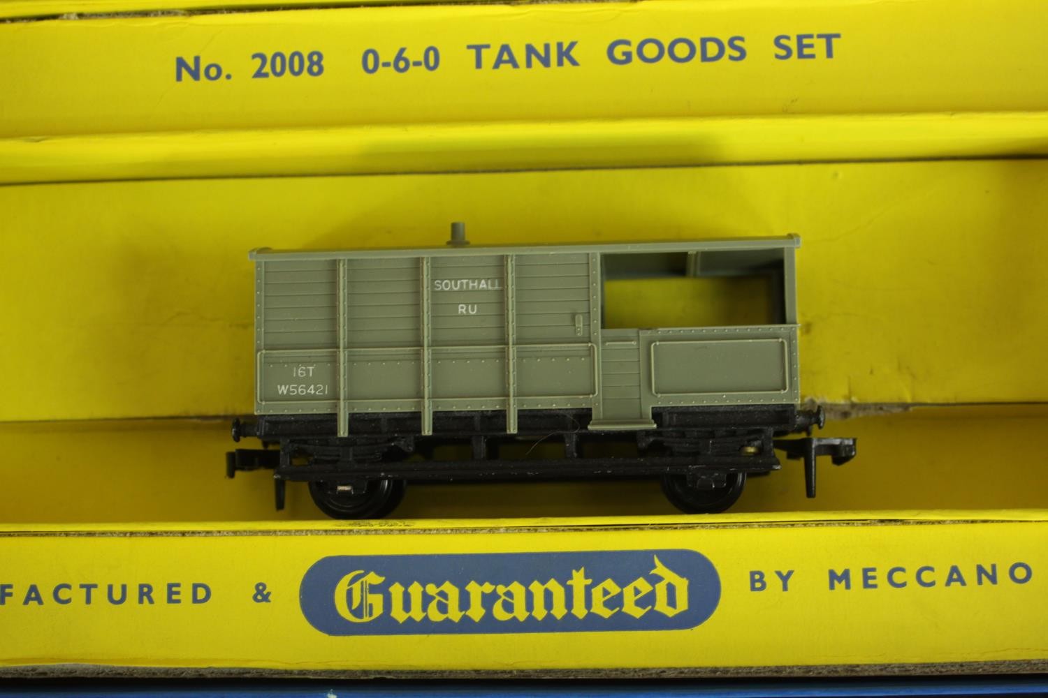 A boxed Hornby Dublo 2-rail electric train set, Set 2008 0-6-0 Tank Goods Train. Made in the UK by - Image 8 of 12