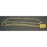 An 18ct gold mounted 2.5g 99.999 Credit Suisse, Zurich ingot pendant on an 18ct gold curb link chain