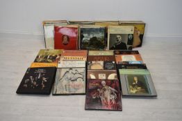Over 100 LPs of assorted classical music to include Mozart, Beethoven etc