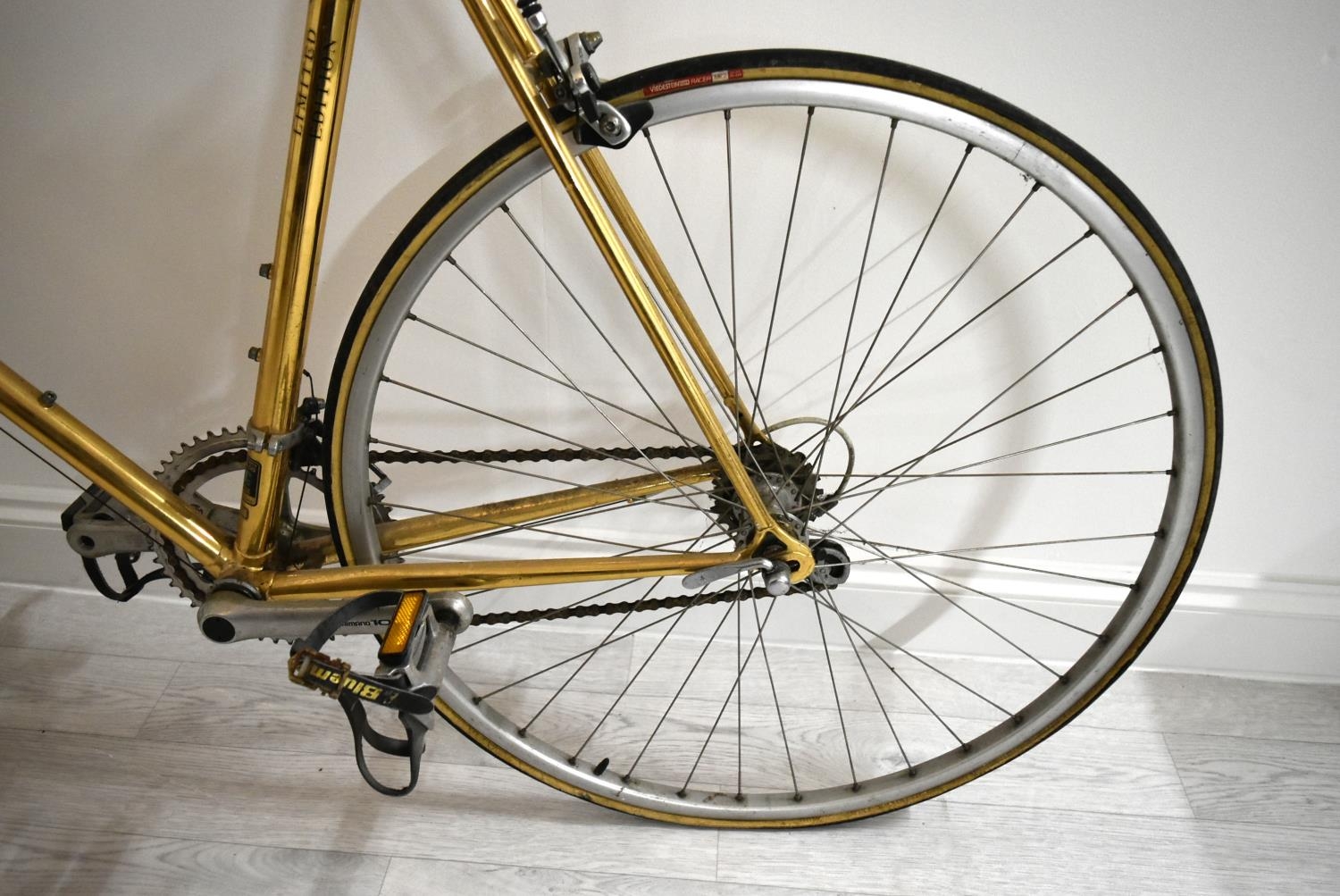 Raleigh Centenary 24k gold plated bicycle, 23" frame. Wheels Dia.26". 100 in total were made for - Image 17 of 21