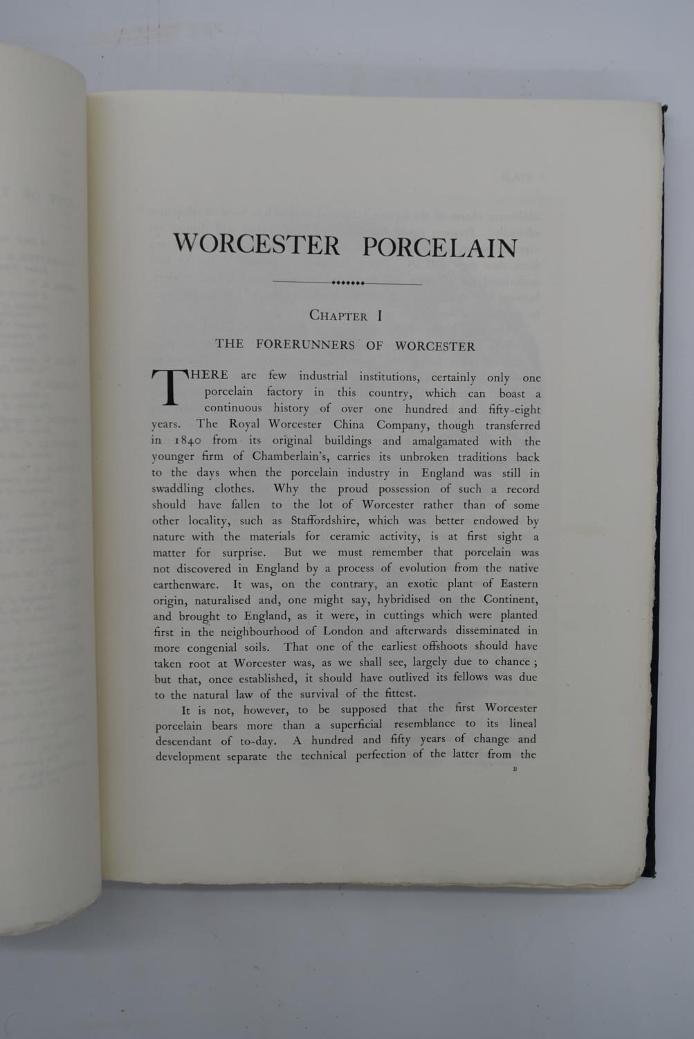 R. L. Hobson, Worcester Porcelain, blue cloth bound hardback volume with gilt lettering, published - Image 16 of 16