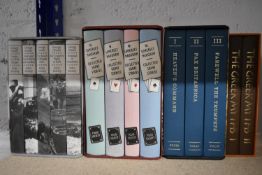 Four boxed Folio Society series of books to include George Orwell, W. Somerset Maugham and Greek