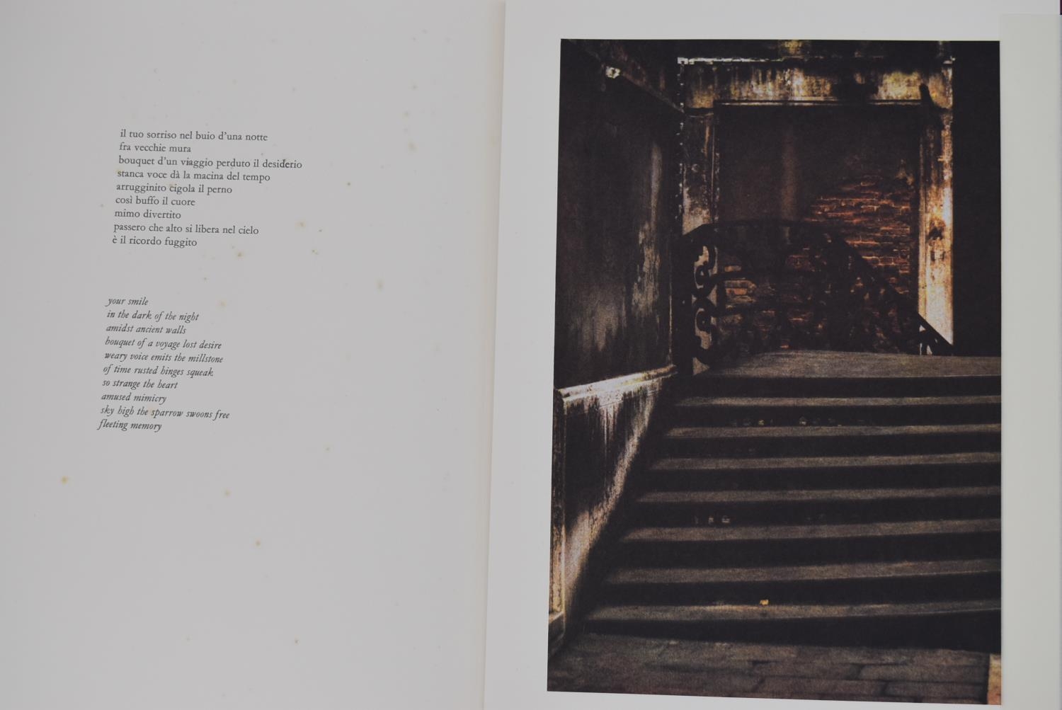 Susannah Wilshire Torem, Venezia, a photograph book together with poems by Mario Stefani, - Image 3 of 5