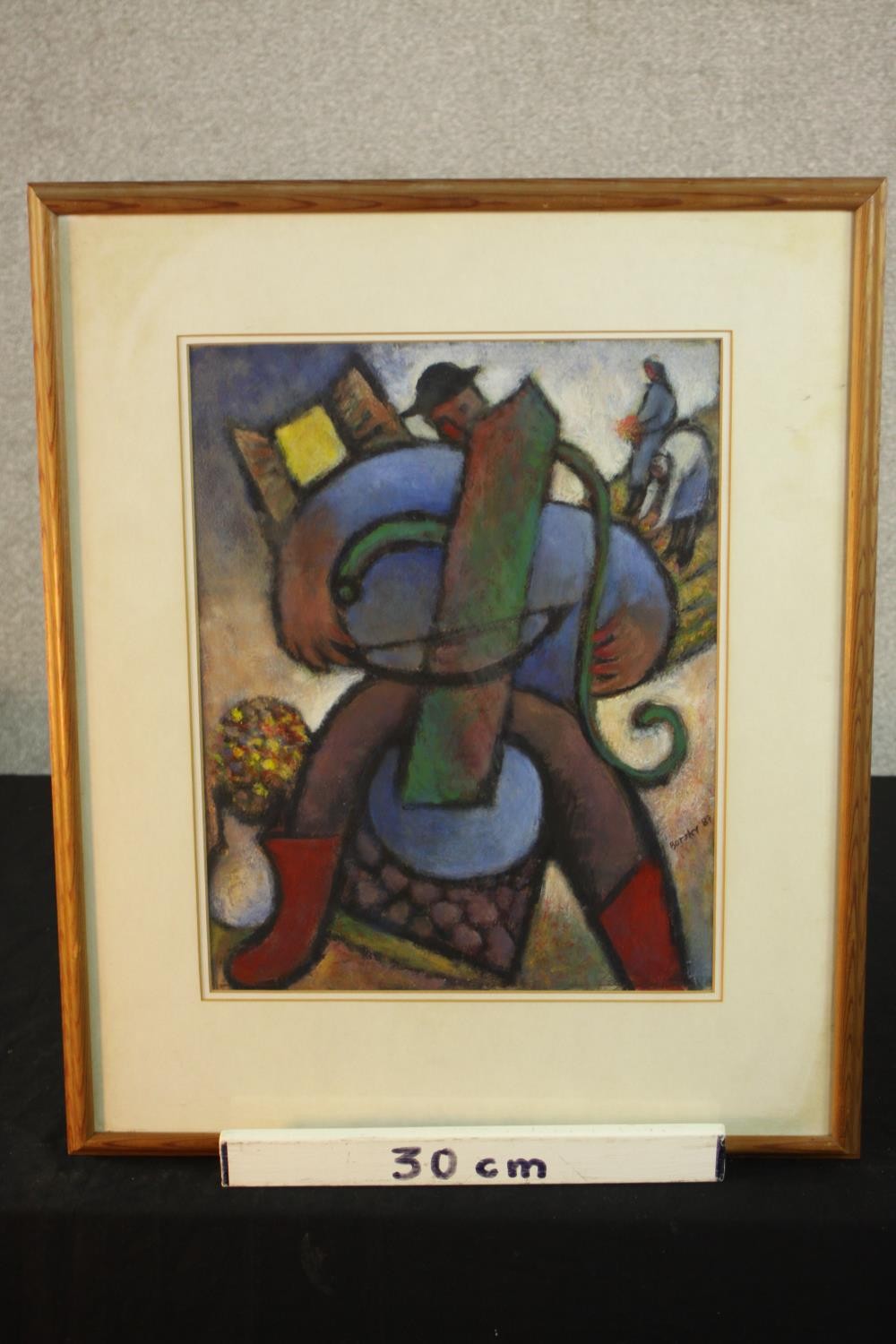 Jiri Borsky (b.1945), Hand Pump, signed, bearing label verso. H.59 W.48cm. - Image 3 of 5