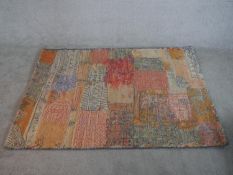 Paul Klee carpet 'FLORENTINISCHES VILLENVIERTEL' design, manufactured in Denmark by EGE, Axminster.